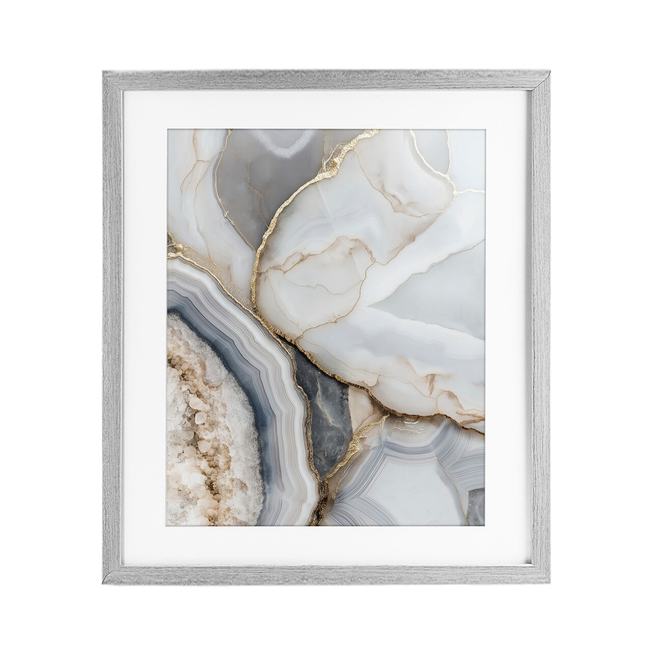 Stupell Industries Mineral Elegance Granite Framed Print Under Glass, design by Svetlana Aleynikova